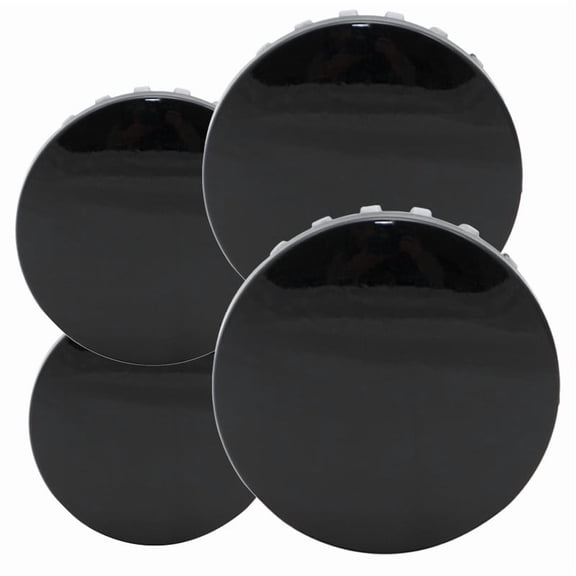 Fuel Rider Set of 4 Gloss Black Center Caps Compatible with Select Years and Sub Models for Chevrolet Silverado 1500, Tahoe, GMC Yukon, Sierra 1500