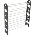thumbnail image 1 of AIR-83-26-6 24 Pair 6 Tier Stackable Shoe Rack, Black, 1 of 4