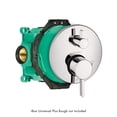 thumbnail image 5 of hansgrohe Ecostat Modern Premium Easy Control 2-Handle 7-inch Wide Pressure Balance Shower Valve Trim with Diverter in Chrome, Trim Chrome, 5 of 8