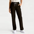 thumbnail image 3 of Anti-Wrinkle Scrub Pants for Women Four Way Stretch Slim Fit Yoga Waistband Jogger Medical Uniform Work Pants 2026 Brown XL, 3 of 6