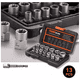 thumbnail image 3 of Juego Extractor De Tornillos Y Tuerca 14 Piezas Negro/Naranja/Gris, 3 of 4