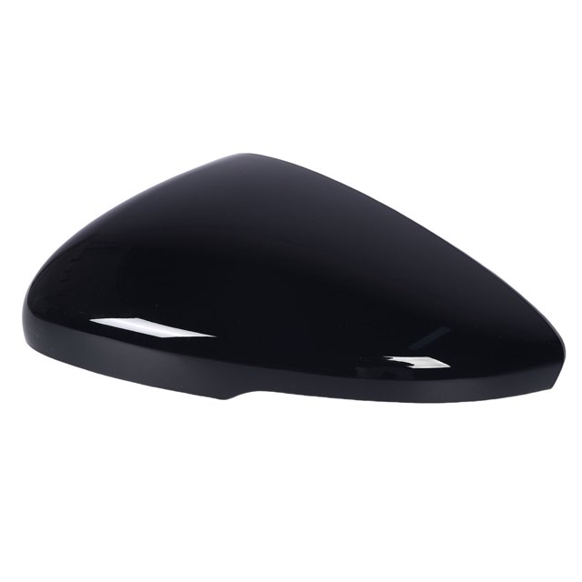 Side Rearview Mirror Cover Door Wing Mirror Cap Exterior Rear View Mirror Housing High Strength ABS Weather Proof Car Exterior Door Mirror Cap Replacement Black