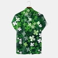 thumbnail image 5 of Mens Polo St. Patricks'S Day Short Sleeve 3D Printing Hawaii Mens Performance Polos,GN6,XL, 5 of 5