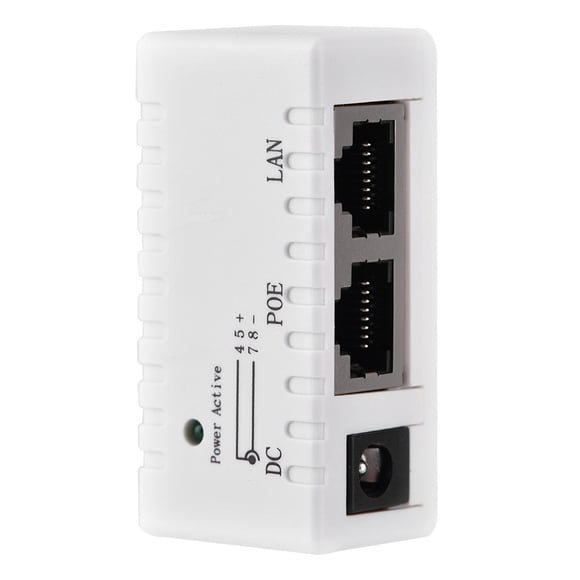 POE Splitter Power Over Power Over Ethernet For LAN 10M/100Mbps Ethernet Adapter LAN Port For Standard POE
