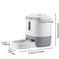 thumbnail image 4 of Automatic cat feeder, food and water dispenser, pet feeder, 1.5L capacity, slow feed bowl design, easy to clean, versatile for home use., 4 of 5