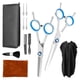 thumbnail image 1 of Rzvnmko Juego de 12 Tijeras de Corte de Cabello de Acero Inoxidable Kit de Tijeras de Corte Profesional con Tijeras de Corte Tijeras de Adelgazamiento Clips de Capa de Peine para Salón de Belleza Hog, 1 of 11