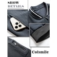 thumbnail image 4 of Colsmile Men's Bomber Jacket, Casual Lightweight Zip Up Varsity Jacket, Fashion Outerwear for Men, 4 of 9