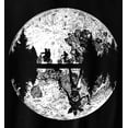 thumbnail image 2 of The Upside Down Mike Dustin Eleven and Will Full Moon Bike Ride Sweatshirt Black 2XL, 2 of 4