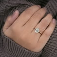thumbnail image 2 of Cora Jewellery 2.75 CT Oval Moissanite Engagement Ring, 10x8MM Oval Solitaire Ring For Women, 14K Yellow Gold, 7.5 US, Pack of 1, 2 of 9