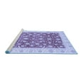 thumbnail image 2 of Ahgly Company Machine Washable Indoor Rectangle Oriental Blue Traditional Area Rugs, 2' x 5', 2 of 4