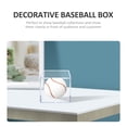 thumbnail image 4 of Decorative Baseball Box Household Baseball Holder Transparent Baseball Case Baseball Accessory, 4 of 5