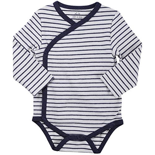 Clothes Baby Kimono Side Snap Onesie Boy Long Sleeve Bodysuit