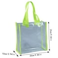 thumbnail image 2 of Transparent Fashion Tote Shoulder Bag For Women Beach Gym Shopping Travel, 2 of 3