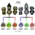 thumbnail image 4 of Color shift Edge Metal Dice Set Role Playing Dragons Magic Dice Bar Party Table Game Hobbies Gift 7Pcs/Set, 4 of 4