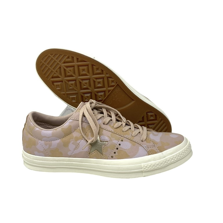Converse One Star OX Shoes Low Top Leather Pink Ivory Men