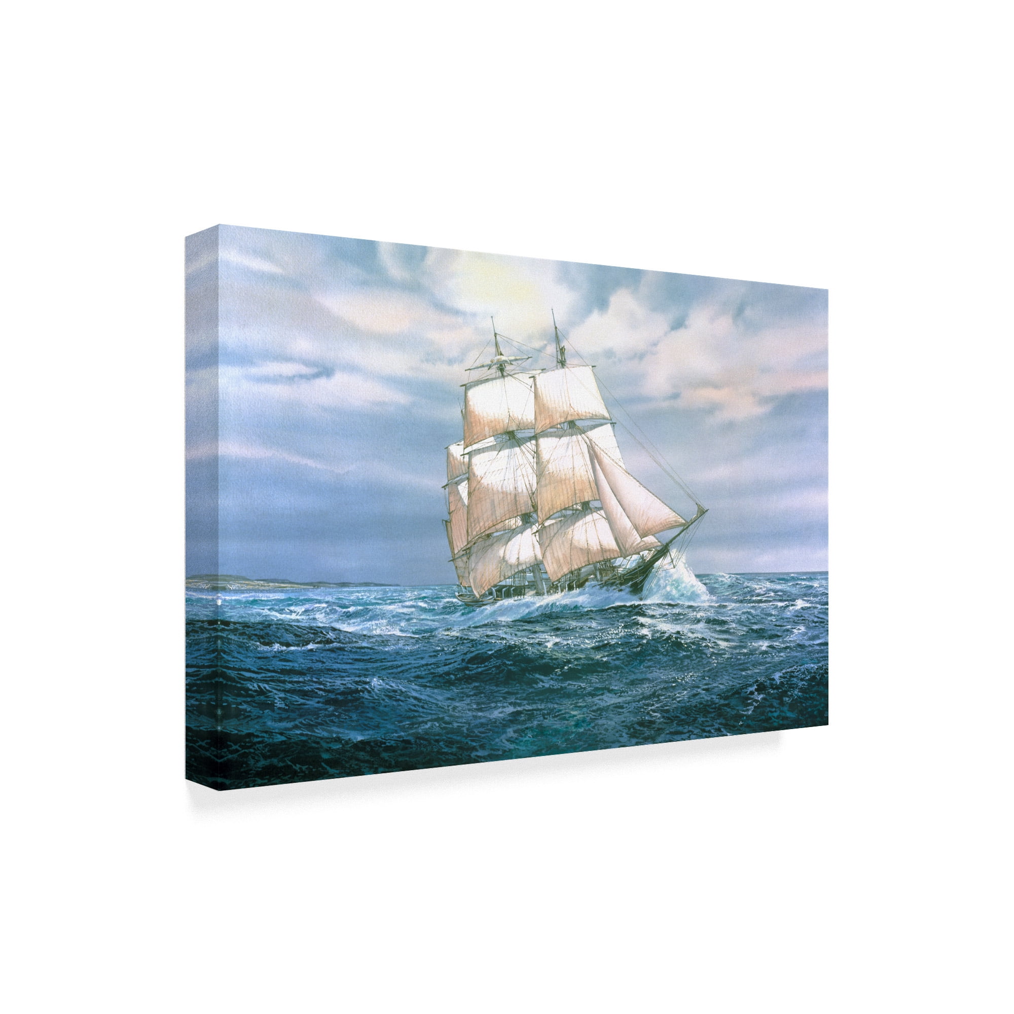 Trademark Fine Art 'Hunter Heading Out' Canvas Art by Jack Wemp