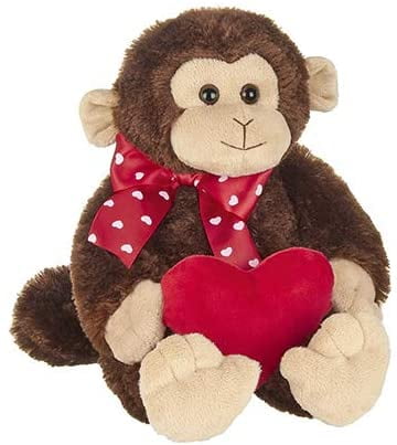 Gift for Kid Small Plush Stuff Toy Dog Frog Bear Monkey Personalized Valentines Valentine Day 