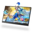 thumbnail image 2 of Monitor táctil de altavoces duales con pantalla electrónica de 15,6 pulgadas para teléfono PS3/4 WDOplteas Para estrenar, 2 of 8