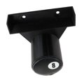 thumbnail image 2 of Piscina Cue Soporte de tiza Estante de almacenamiento Portable Portable Montaje Triángulo Panger de estante de pelota con hardware para la sala de, 2 of 8
