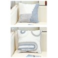 thumbnail image 4 of 45cm*45cm Nordic Ins Wind Geometry Cotton Canvas Pillow Tufted Embroidered Cushion National Wind Home Hotel Homestay Pillow Cover, 4 of 7