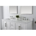thumbnail image 5 of Vanity Art 60 Inch Double Sink Bathroom Vanity with Ceramic Sink and Engineered Marble Top, Without Mirror, 5 of 5