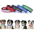 thumbnail image 1 of HUGFEGWE Thick Reflective Customize Dog Collars, Safety Personalized ID Collar Embroidery Thread Colors Name and Phone Number, Personalized Dog ID Collar for Medium and Large Dogs U2537-30129, 1 of 7