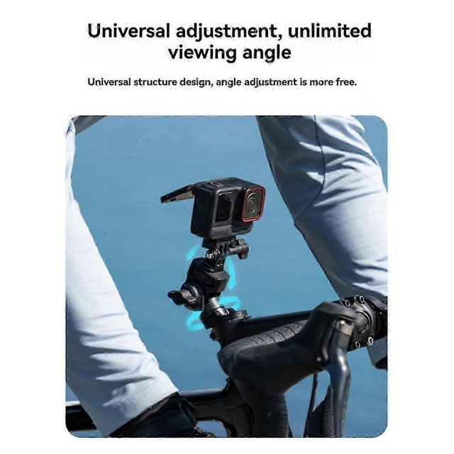 Bike Mount Set for Insta360 X3, X4, Ace - Removable Cover, Easy Installation, Durable Bracket