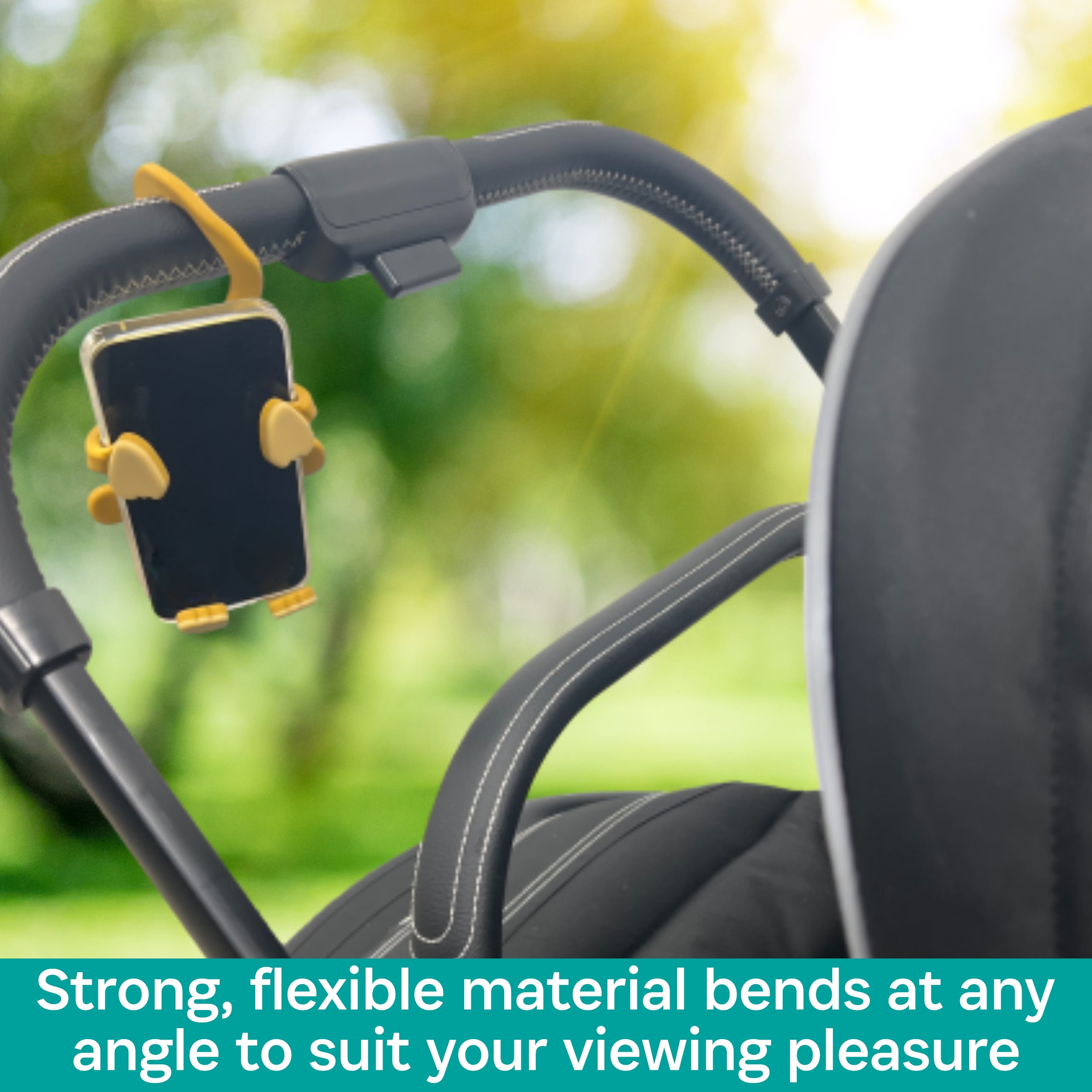 BuggyGear Grippy Smart Phone Holder for stroller - Monkey