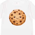 thumbnail image 4 of Inktastic Kawaii Happy Chocolate Chip Cookie Boys or Girls Long Sleeve Toddler T-Shirt, 4 of 5