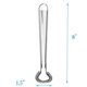 thumbnail image 5 of Xihbxyly Batidor de Acero Inoxidable, Ergonómico, Herramienta de Mezcla Rápida, Fácil de Limpiar, No Necesita Electricidad, Ideal para Salsas de Crema y Huevo, Esencial En La Cocina, Diseño Compacto, 5 of 7