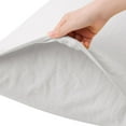thumbnail image 4 of PiccoCasa 2Pcs Washed Microfiber Pillowcases Soft Envelope Light Gray Queen(20"x30"), 4 of 7