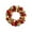 Red, variant on VINOIC Christmas Ornament Wreath Festive Ball Garland Holiday Door Decor