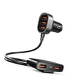thumbnail image 3 of Baohd 5 Port USB Car Charger Universal Tablets Electronic Device Multi-Port Quick Charging Adapter Extension RV Truck SUV Travel, 3 of 8