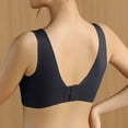 thumbnail image 5 of Womens Seamless Bras, Women's Front Closure Bra One Piece Comfort Wireless Bottom Hem Bras Wide Strap Deep V Bras M-2XL, 5 of 6