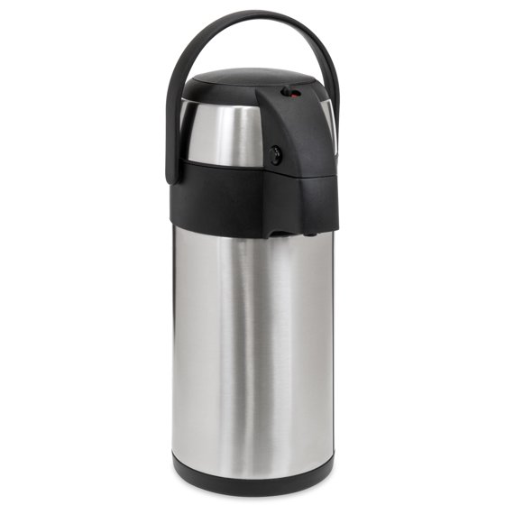 Best Choice Products 5L Stainless Steel Thermal Airpot Coffee Hot Beverage Dispenser w/ Safety