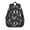 Butterfly and Moon, variant on Moth and Skeleton Gothic Pattern Backpack for School, Cute School Bag with Adjustable Shoulder Straps and Padded Back, 15"x11.42"x5.5"