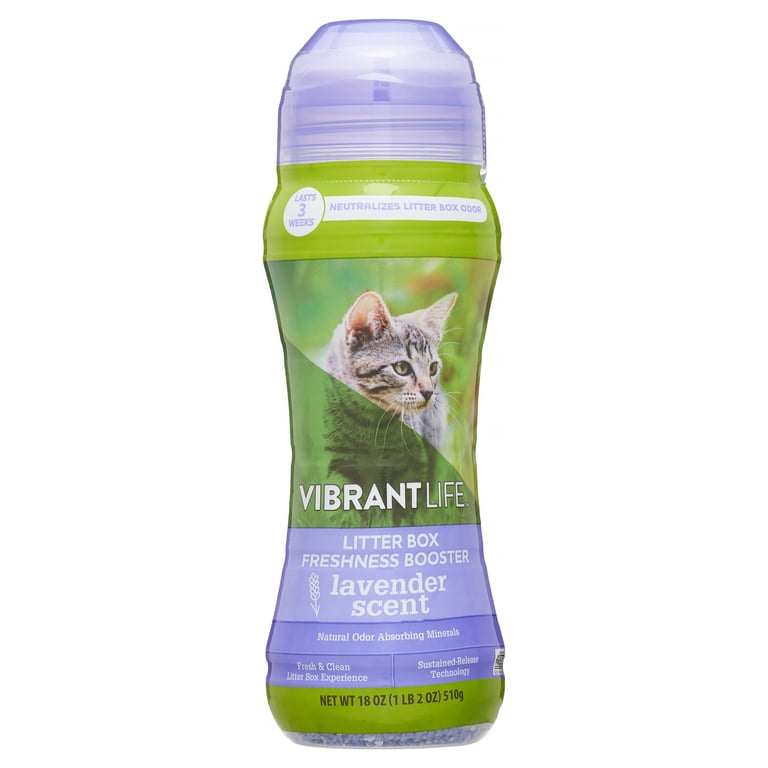 litter box freshness booster Fresh Step Cat Crystals Deodorizer Non Toxic Odor Neutralizing Crystals for Litter Boxes Help Control Smells and Keep Home Fresh Fresh Scent 15 Ounce 3 Pack Multi-Cat Extended Supply Over time Fresh Step Outstretch Long Lasting