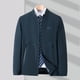 thumbnail image 4 of Chaqueta de negocios de color sólido para hombre, ropa de abrigo ajustada para hombre, chaqueta con cremallera para hombre, chaqueta fina para primavera y otoño para hombre, ropa para hombre, 4 of 5