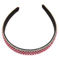 thumbnail image 3 of Womens Headband Minimalist Headdress Rhinestone Hair Band Teen Girls Headband, 3 of 4