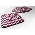 thumbnail image 1 of "Treasures CJ1051-ZFC Letter Z Chevron Granate y posavasos de espuma blanca (juego de 4), 3.5", multicolor Caroline's Treasures CJ1051-ZFC, 1 of 1