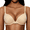 Beige, variant on Women's Smoothing Underwire Bra,Lightly Padded Push up Bra for Everyday Wear