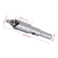 thumbnail image 2 of 18mm Carburo Agujero Cortador, TCT Agujero Sierras para 0,5mm-3mm Inoxidable Acero 5mm Metal Lámina, 2 of 4