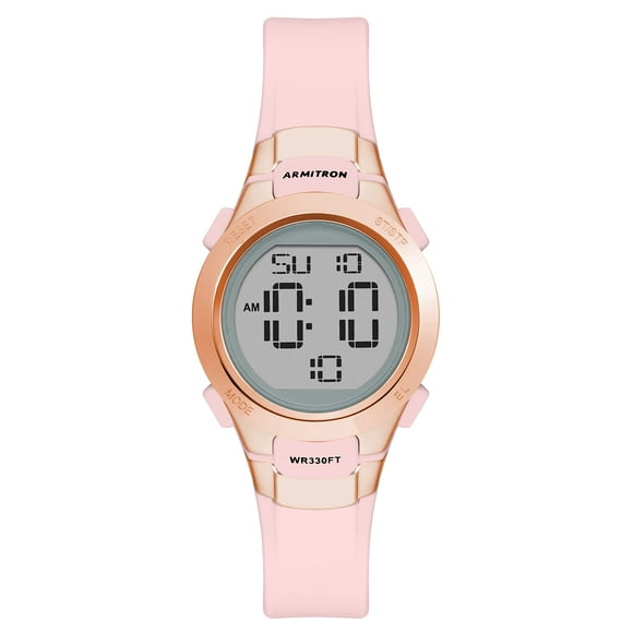 Armitron Sport Reloj Cronógrafo Digital Para Mujer Con Correa De Resina 45/7012