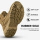 thumbnail image 4 of Botas tácticas de senderismo FREE SOLDIER ligeras para hombre, 4 of 6