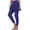 Blue, variant on Women's Athletic Skort with Pleated Detail High Waist Summer Sports Skirt Leggings Set