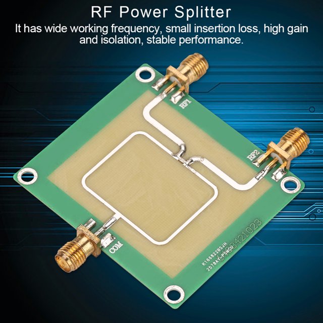 Divisor de potencia de señal, frecuencia de 30-1000 MHz, divisor de potencia de RF, combinador de potencia de RF, durabilidad extendida