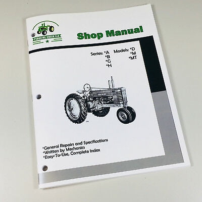 John Deere H Tractor Parts Manual