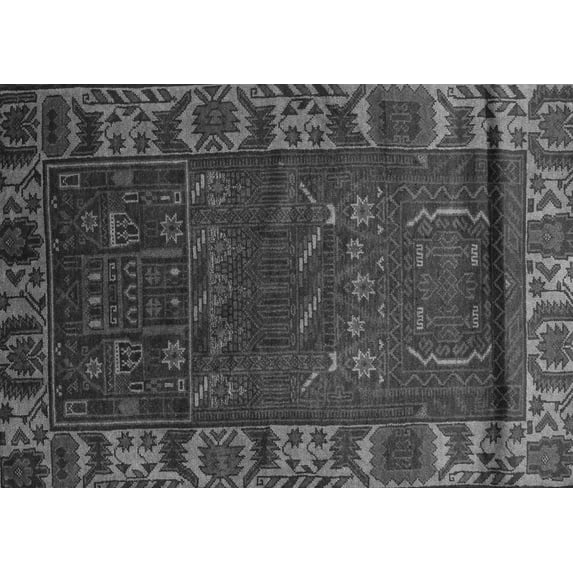Ahgly Company Indoor Rectangle Persian Gray Traditional Area Rugs, 7' x 10'