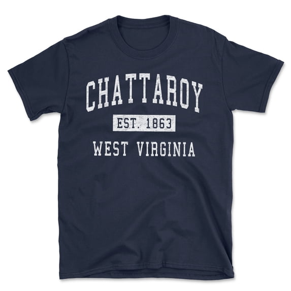 Chattaroy West Virginia Classic Established Men's Cotton T-Shirt
