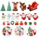 thumbnail image 5 of 20 piezas Navidad artesanía muñeco de nieve estatua Navidad adorno Navidad Micro paisaje, 5 of 5